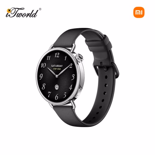 RELOJ INTELIGENTE XIAOMI WATCH S4 41MM FLUORORUBBER NEGRO