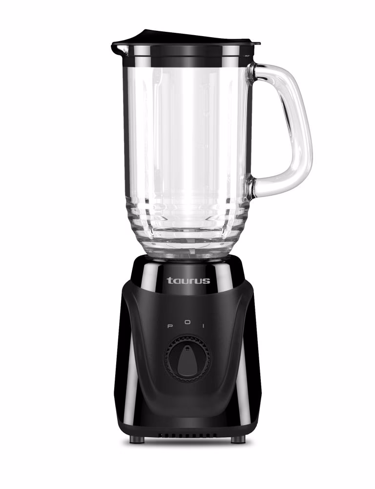 LICUADORA TAURUS CON VASO DE VIDRIO 2 VELOCIDADES MENINA GLASS NEGRO MENINAGLASSNEGRO