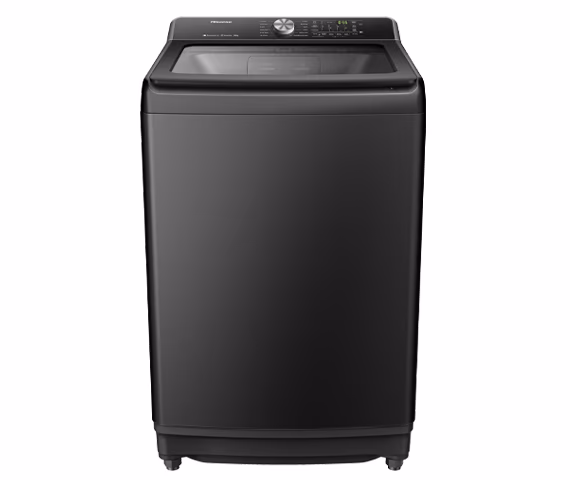 LAVADORA DE ROPA HISENSE DE 50 LBS CON PANEL DIGITAL, INVERTER, WIFI, NEGRO WT5T2325DB