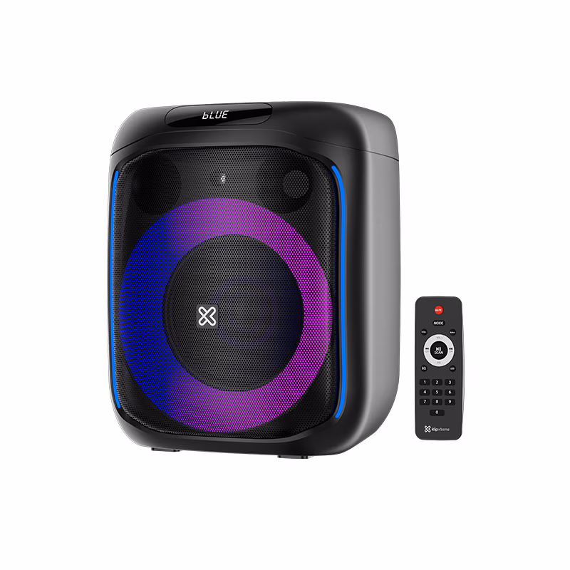 BOCINA PORTÁTIL KLIP XTREME BOOMBLASTER 1800 W (BT/AUX/USB/SD/MIC) NEGRO KLS-655