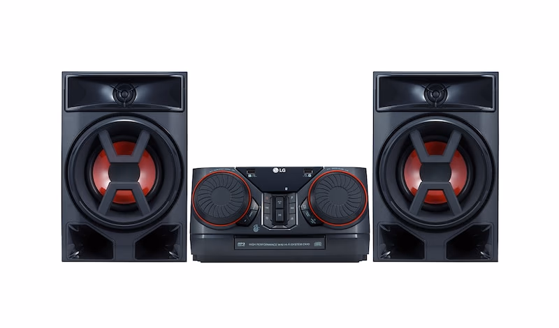 MINICOMPONENTE LG Minicomponente 3,300 W PMPO (300 W RMS). Reproducción Bluetooth múltiple CK43N