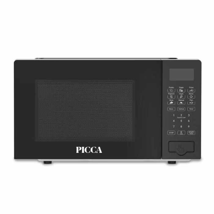 HORNO MICROONDAS PICCA 0.7 PIES CUBICOS NEGRO PI0020MWN