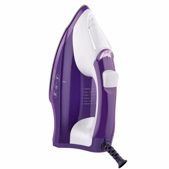 PLANCHA A VAPOR BLACK&DECKER SUELA TRUEGLIDE MORADA IR1840