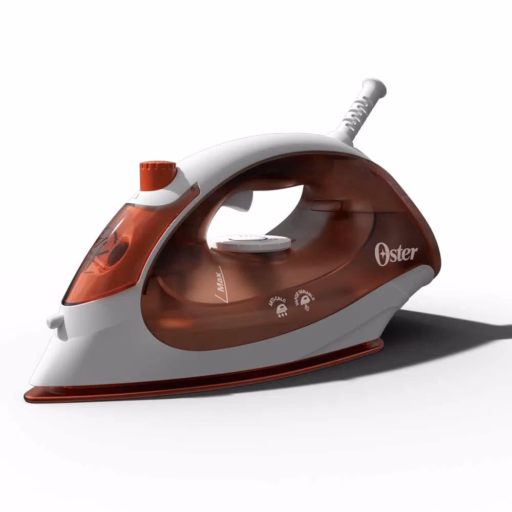 PLANCHA OSTER A VAPOR CON SUELA ANTIADHERENTE ROJO GCSTBS5004-013