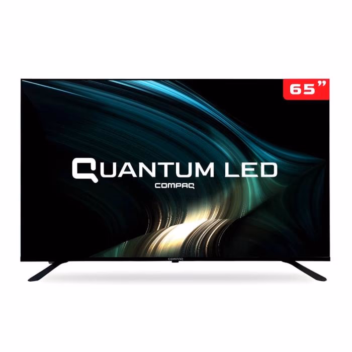 TELEVISOR COMPAQ 65’’ SMART QLED UHD 4K CON ANDROID TV QLG65EQLD
