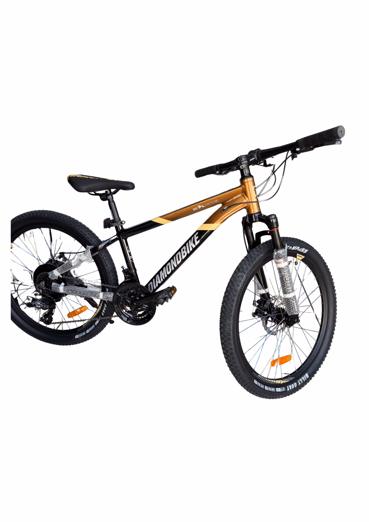 BICICLETA MTB NO. 24 DIAMOND ALLOY 21 SPEED FRENO DOBLE SUSPENSION BL187