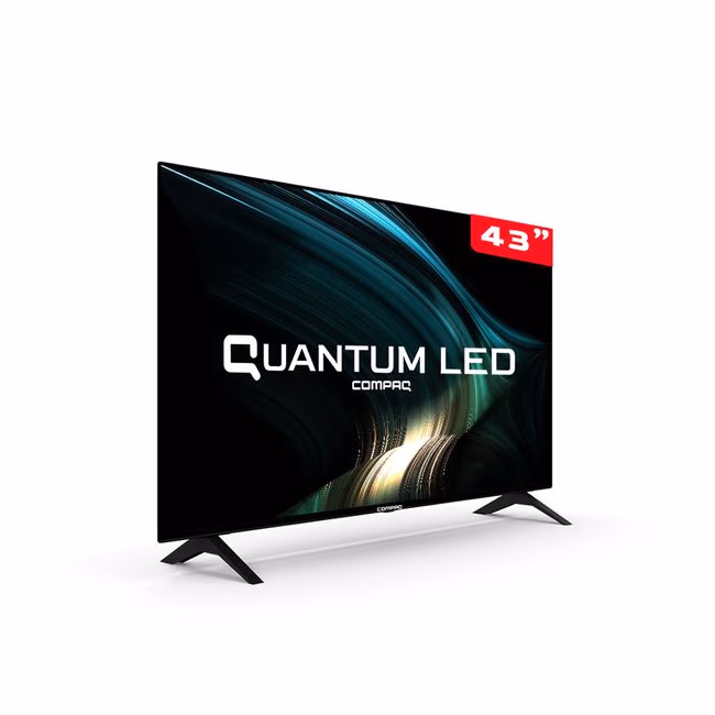 TELEVISOR COMPAQ 43" SMART FULL HD ANDROID TV QLG43EQLD