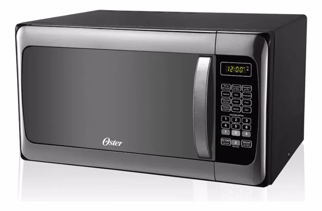 HORNO MICROONDAS OSTER 1,1 PIES CUBICOS MARCO DE ACERO OGGM61002