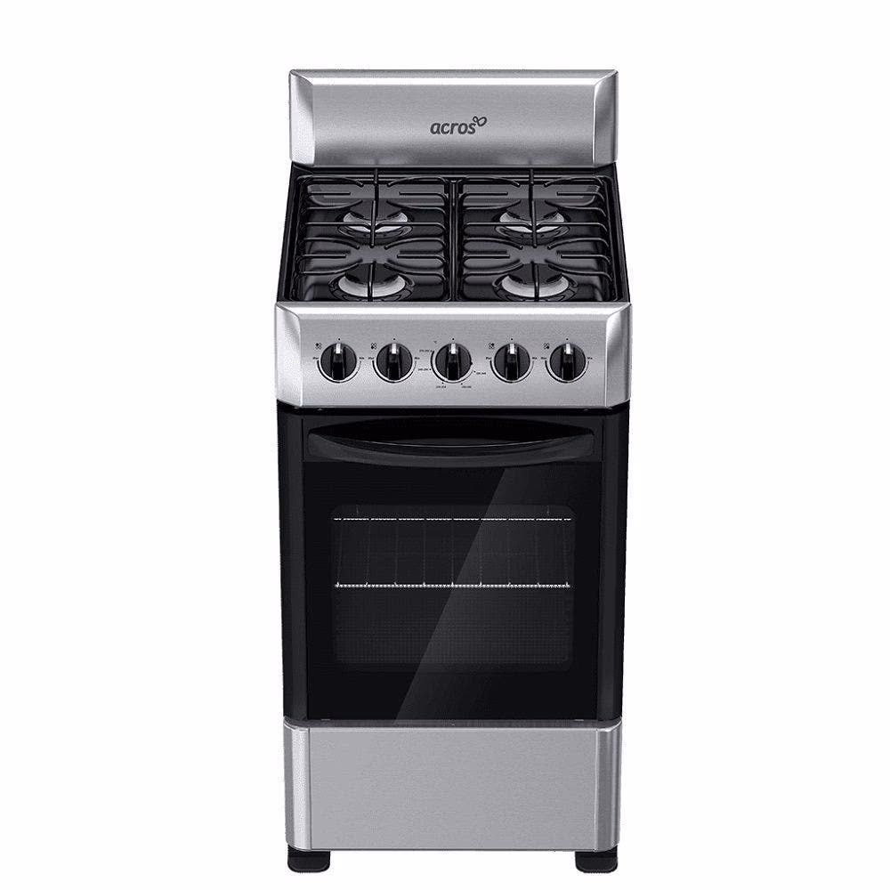 ESTUFA CON HORNO ACROS 20" NEGRO Y GRIS TOP NEGRO LAW5300S00