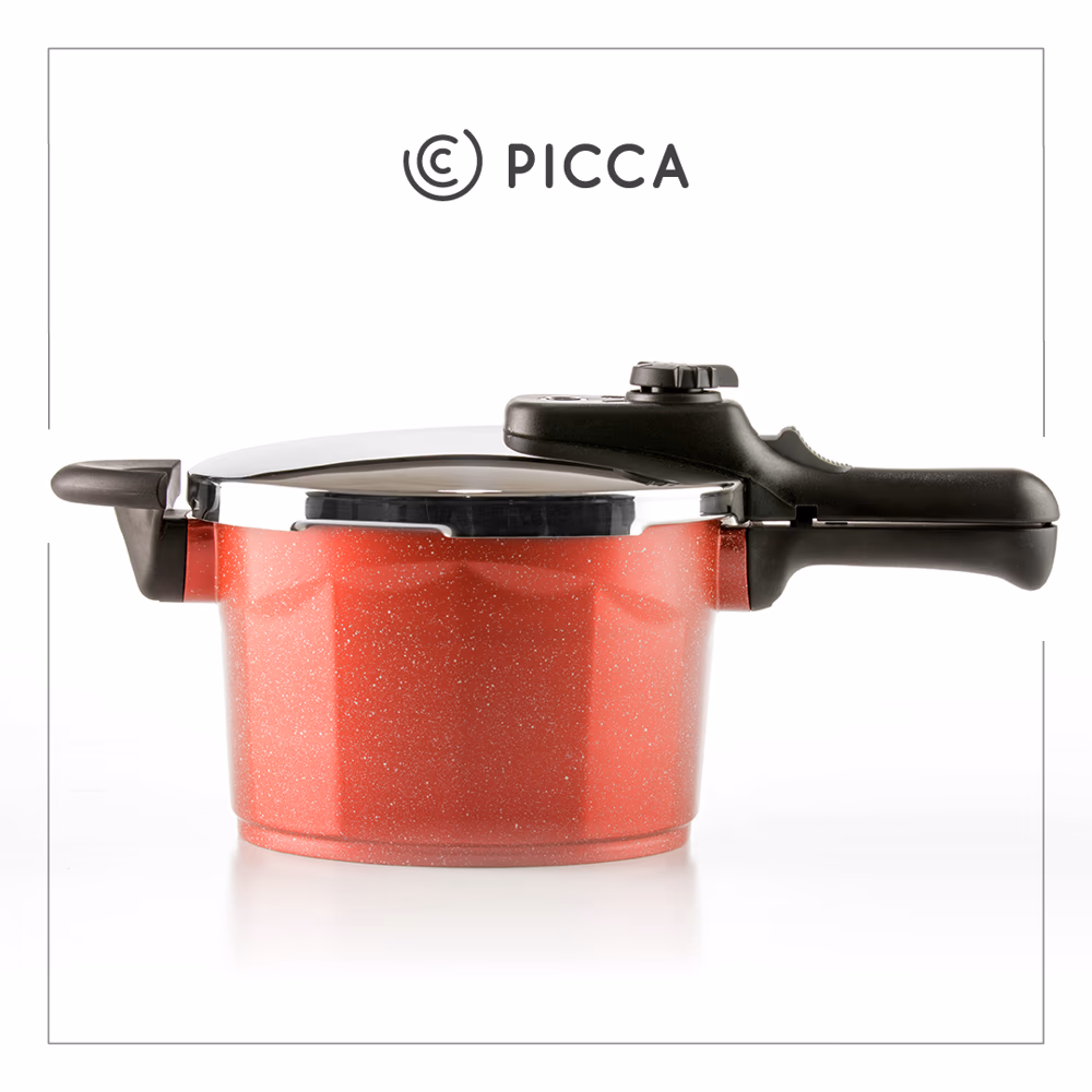 OLLA DE PRESIÓN PICCA 5 LITROS MARMOL ROJA PI005OPR