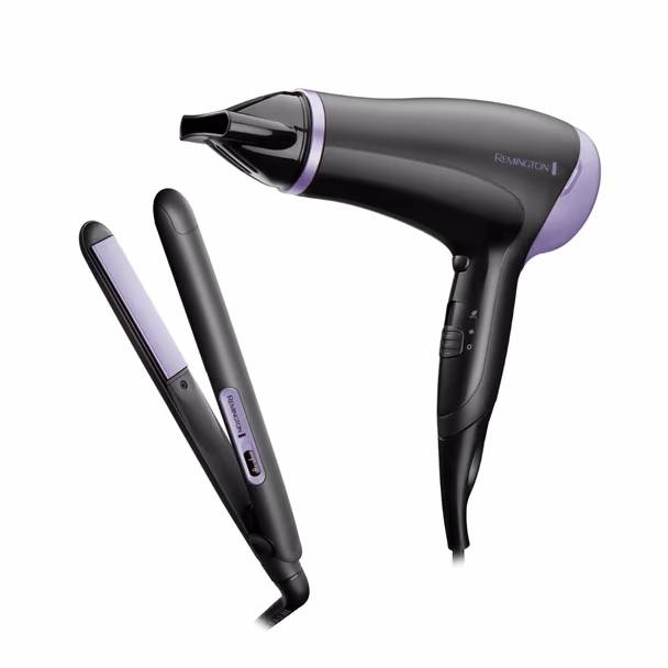 COMBO REMINGTON SECADORA Y ALISADORA STYLE ESSENTIALS D3016GP-110F