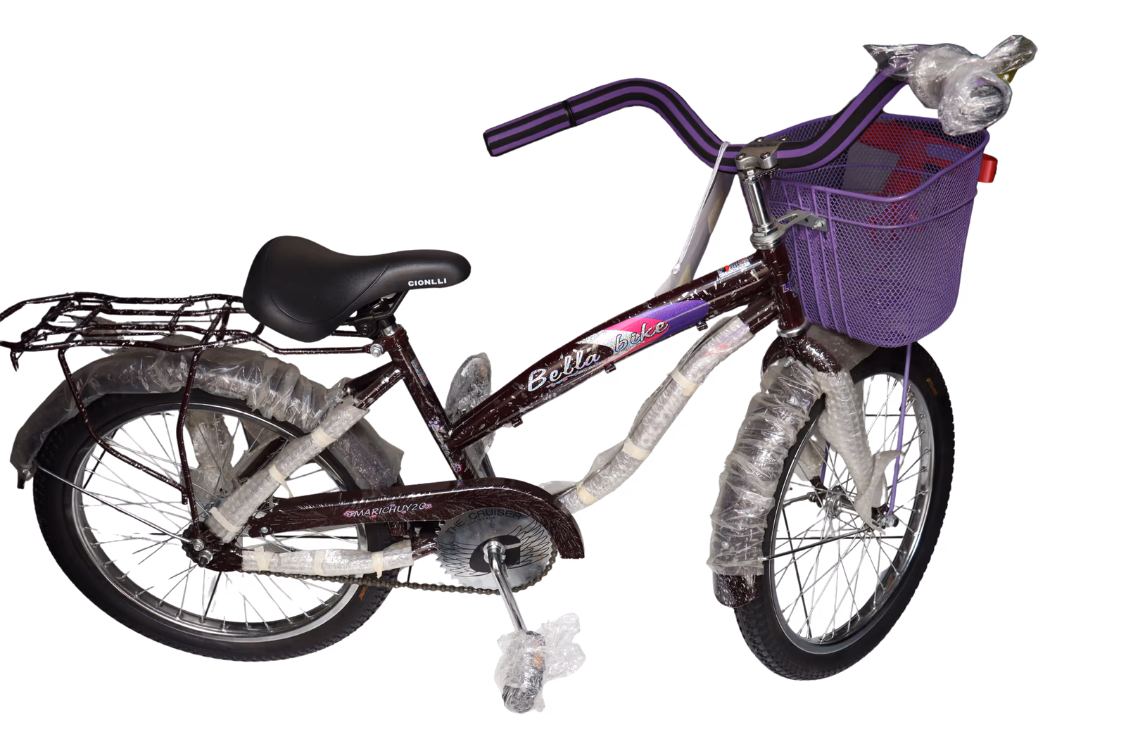BICICLETA PLAYERA OLYMPIC NO. 20 MARICHUY CON PARRILLA Y LODERA COSTER BO76