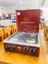ESTUFA DE MESA IML 4 HORNILLAS TOP INOXIDABLE VINO C-4VI