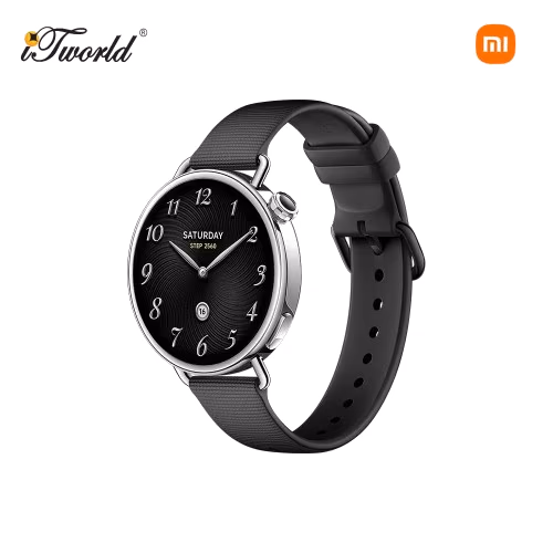 RELOJ INTELIGENTE XIAOMI WATCH S4 41MM FLUORORUBBER NEGRO