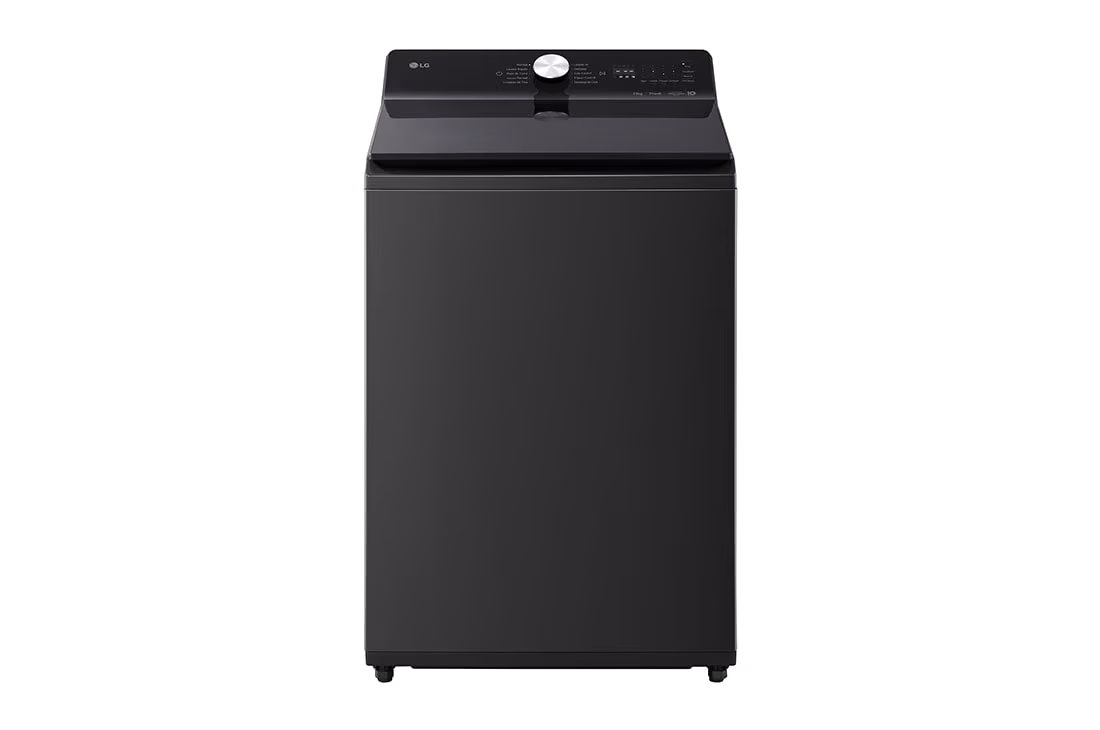 LAVADORA DE ROPA LG 48 LIBRAS NEGRA TRANSMISION DIRECTA WT22OBTX6