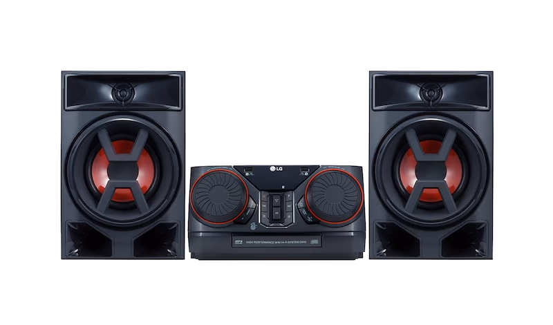 MINICOMPONENTE LG Minicomponente 3,300 W PMPO (300 W RMS). Reproducción Bluetooth múltiple CK43N