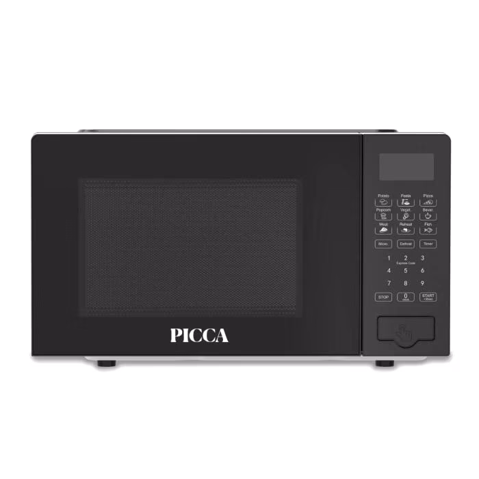 HORNO MICROONDAS PICCA 0.7 PIES CUBICOS NEGRO PI0020MWN