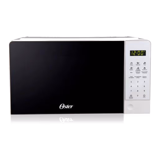 HORNO MICROONDAS OSTER DE 0,7 PIES CUBICOS BLANCO OGGE3701