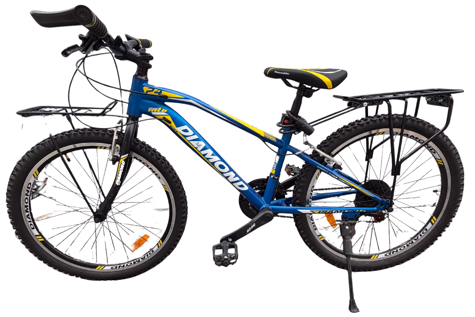 BICICLETA MTB NO. 24 DIAMOND VIRUS 21 VELOCIDADES CON PARRILLAS BL94