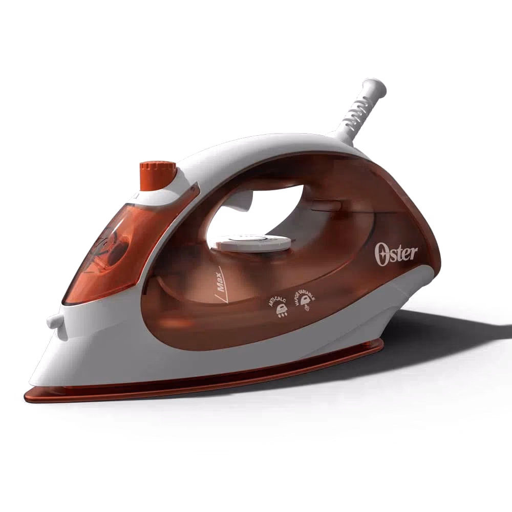 PLANCHA OSTER A VAPOR CON SUELA ANTIADHERENTE ROJO GCSTBS5004-013
