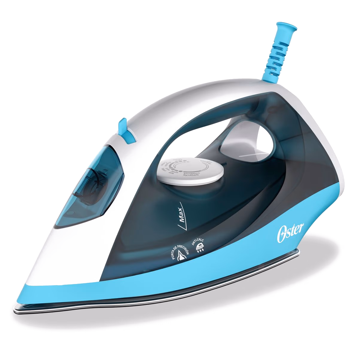 PLANCHA OSTER A VAPOR CON SUELA ANTIADHERENTE CELESTE GCSTBS6004-013
