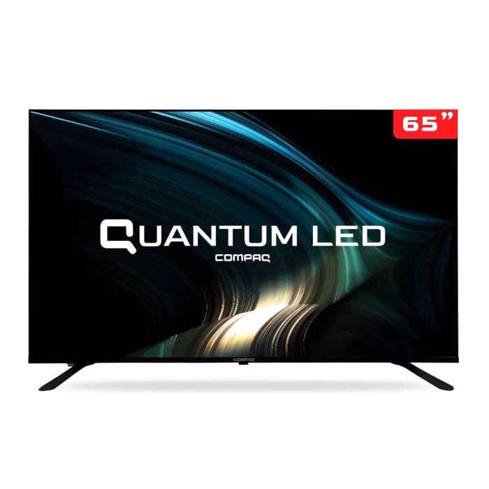 TELEVISOR COMPAQ 65’’ SMART QLED UHD 4K CON ANDROID TV QLG65EQLD