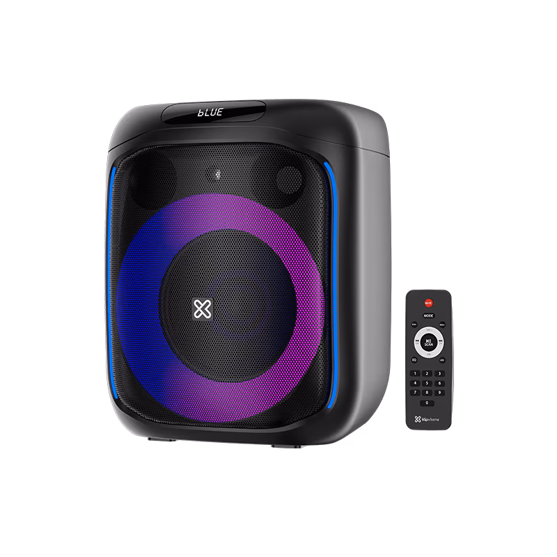 BOCINA PORTÁTIL KLIP XTREME BOOMBLASTER 1800 W (BT/AUX/USB/SD/MIC) NEGRO KLS-655