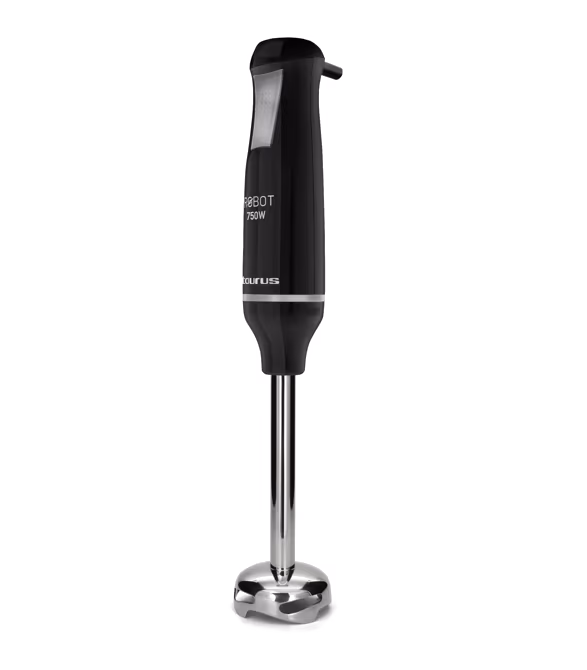 BATIDORA DE INMERSIÓN CON ACCESORIOS TAURUS ROBOT750 INOX.