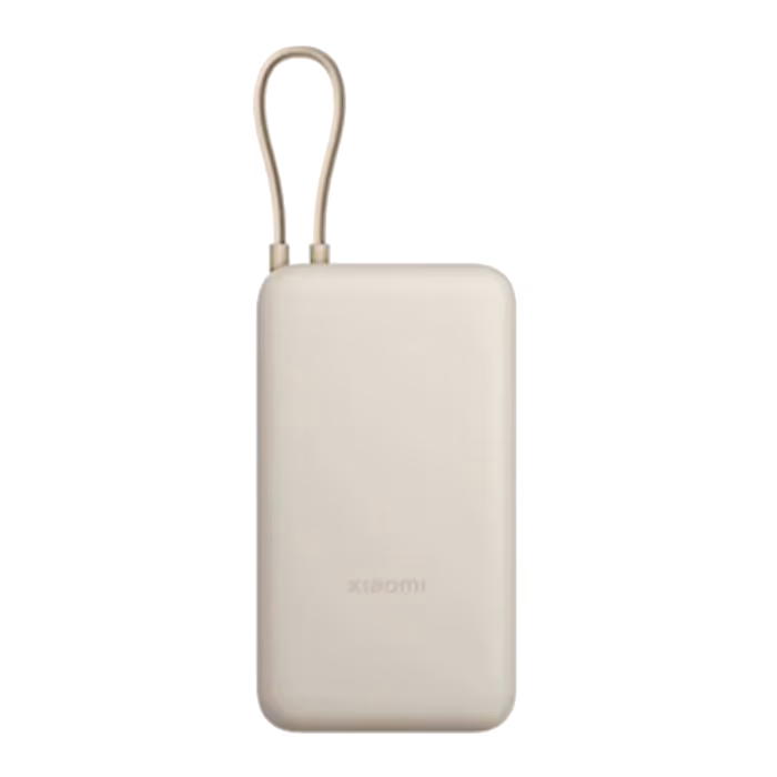 POWER BANK XIAOMI 33W, 20000mAh CABLE INTEGRADO, COLOR BLANCO AC002XIA78