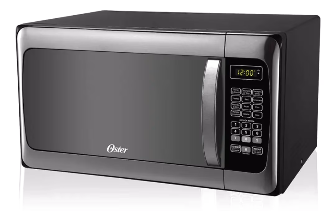 HORNO MICROONDAS OSTER 1,1 PIES CUBICOS MARCO DE ACERO OGGM61002