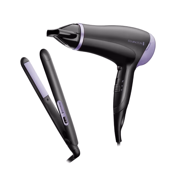 COMBO REMINGTON SECADORA Y ALISADORA STYLE ESSENTIALS D3016GP-110F