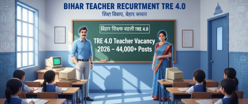Cover image for 🏫 Bihar Public Service Commission – School Teacher TRE 4.0 Recruitment 2026