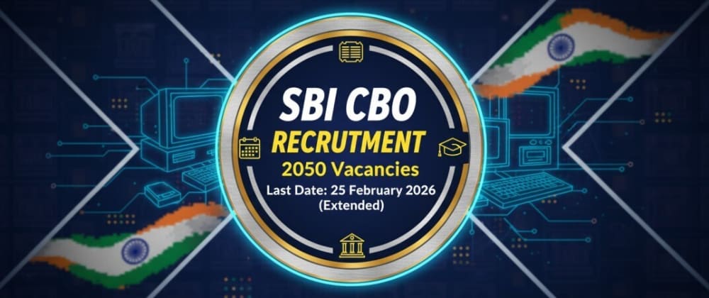 Cover image for SBI Circle Based Officers (CBO) Recruitment 2026