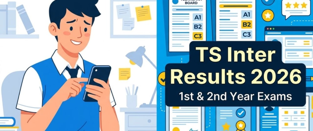 Cover image for TS Inter Results 2026 Declared: Telangana 2nd Year Pass Percentage, How to Check, and Next Steps for Students
