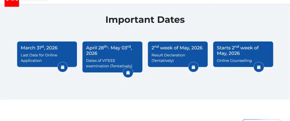 Cover image for VITEEE 2026 Application Deadline is March 31: Key Dates, Revised Exam Pattern, and How to Apply