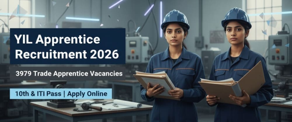 Cover image for Yantra India Limited (YIL) Apprentice Recruitment 2026 – Apply Online for 3979 Trade Apprentice Posts