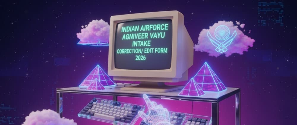 Cover image for Indian Airforce Agniveer Vayu Intake 01/2027 Correction/ edit form 2026