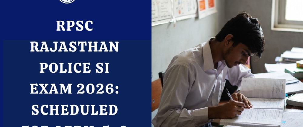 Cover image for RPSC SI Exam City Intimation Slip 2026 Released: Dates, Download Link, and Key Details