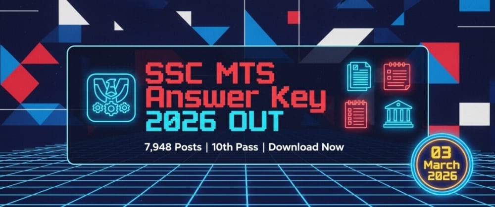 Cover image for SSC MTS / Havaldar Answer Key 2026