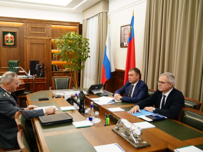 Илья Середюк провел рабочую встречу с руководителем Сибирского управления Россельхознадзора Александром Баевым