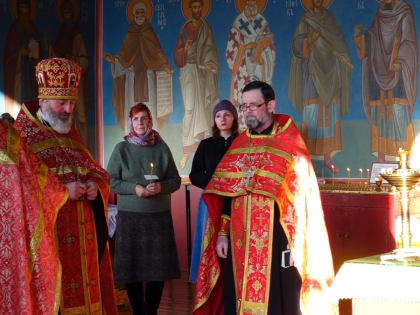 Молебен в Таштаголе в честь Дня Героев Отечества