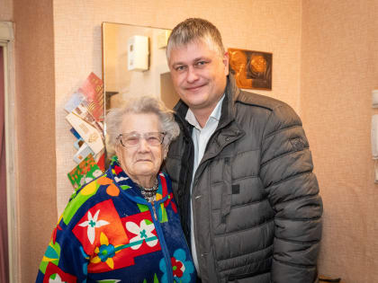 Глава города Алексей Фомин поздравил ветеранов