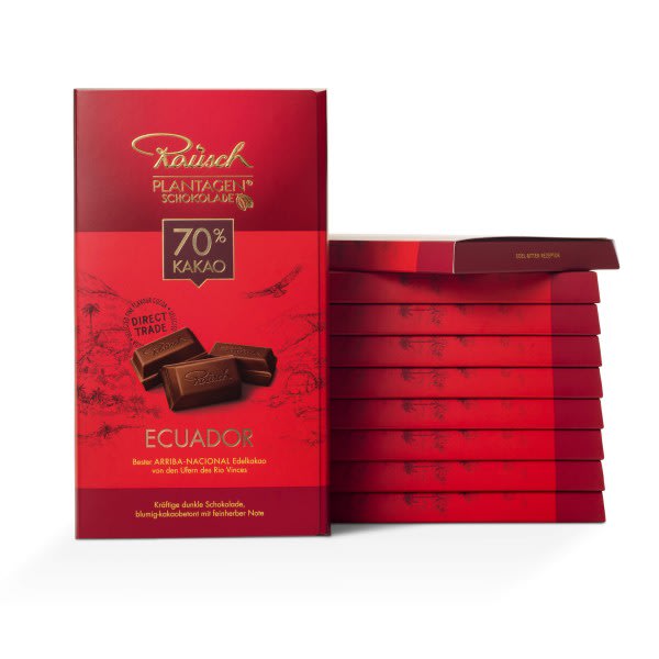 10x Ecuador 70% 250g von Rausch