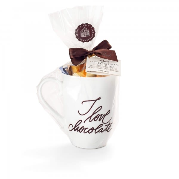 Tasse I Love Chocolate mit Minis von Rausch