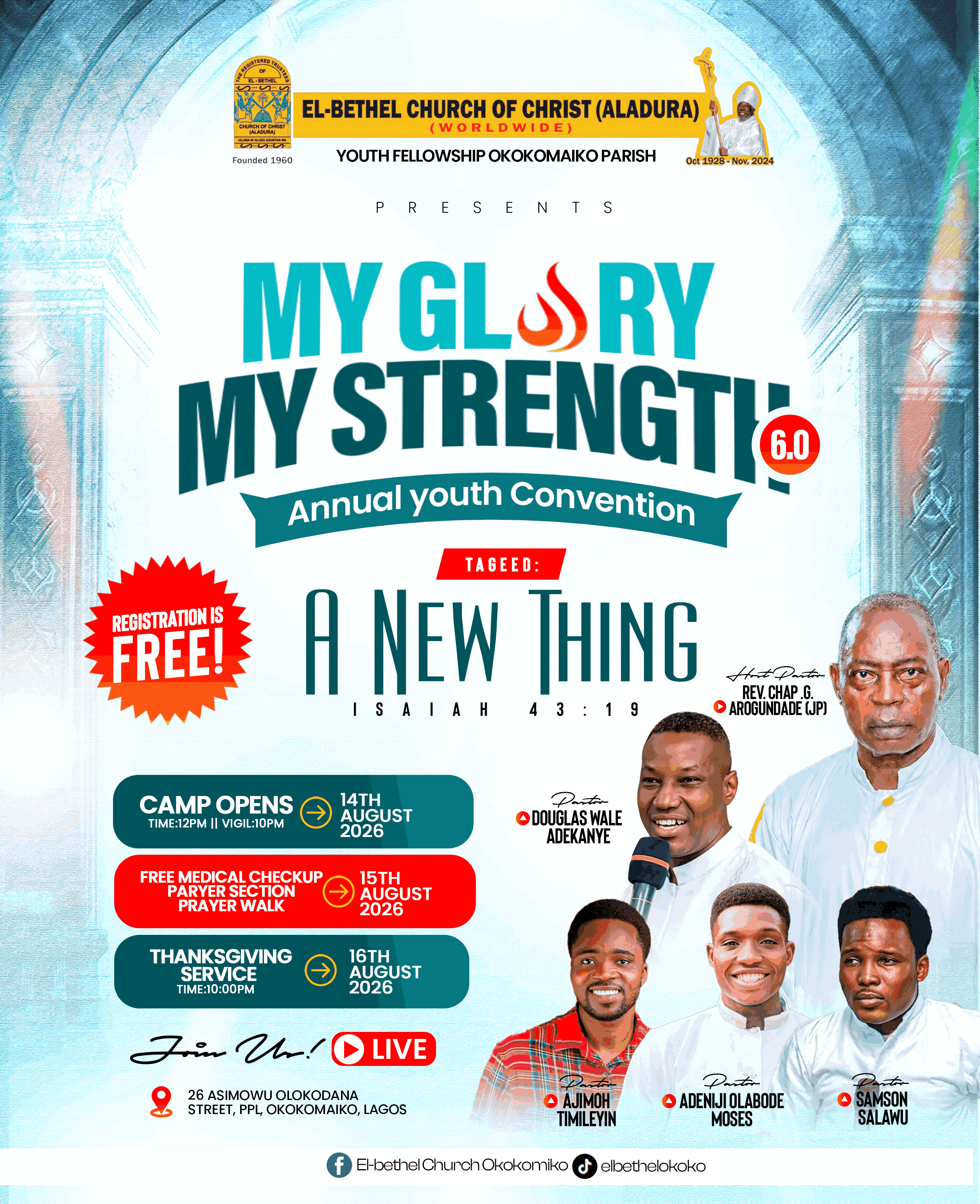 El-Bethel Convention 6.0 flyer