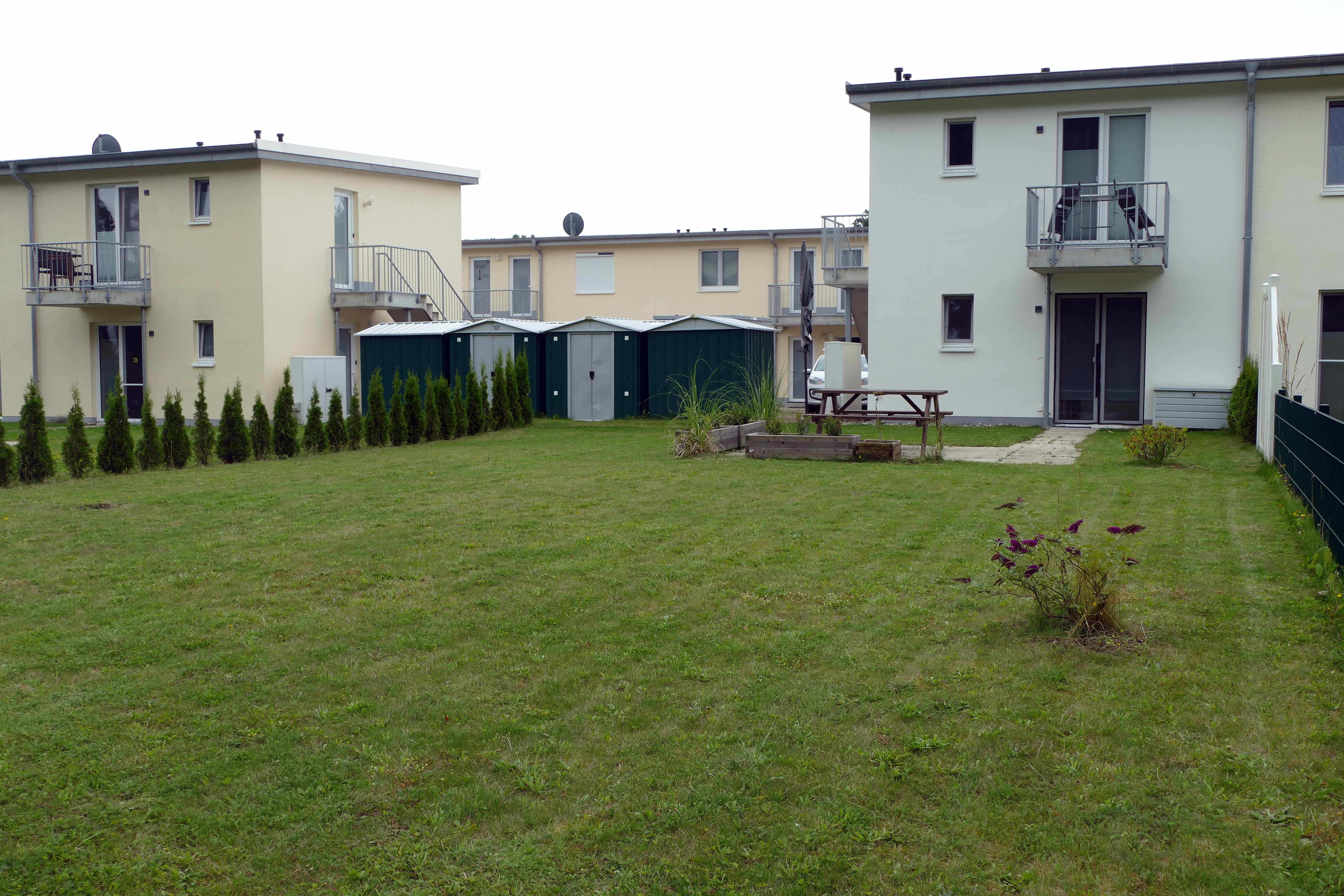 Garten der Ferienwohnung
