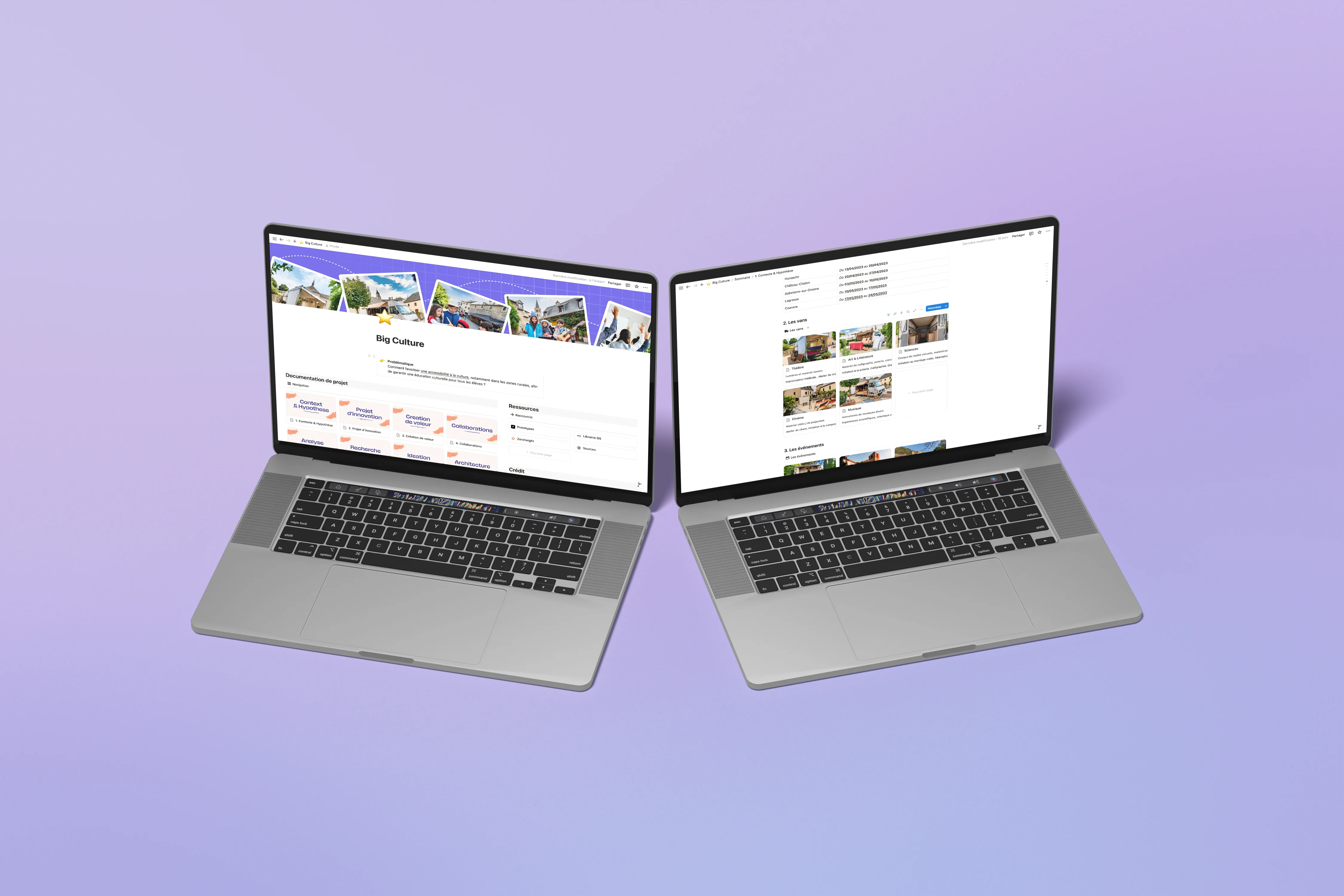 Organisation de la base de connaissance (Notion)