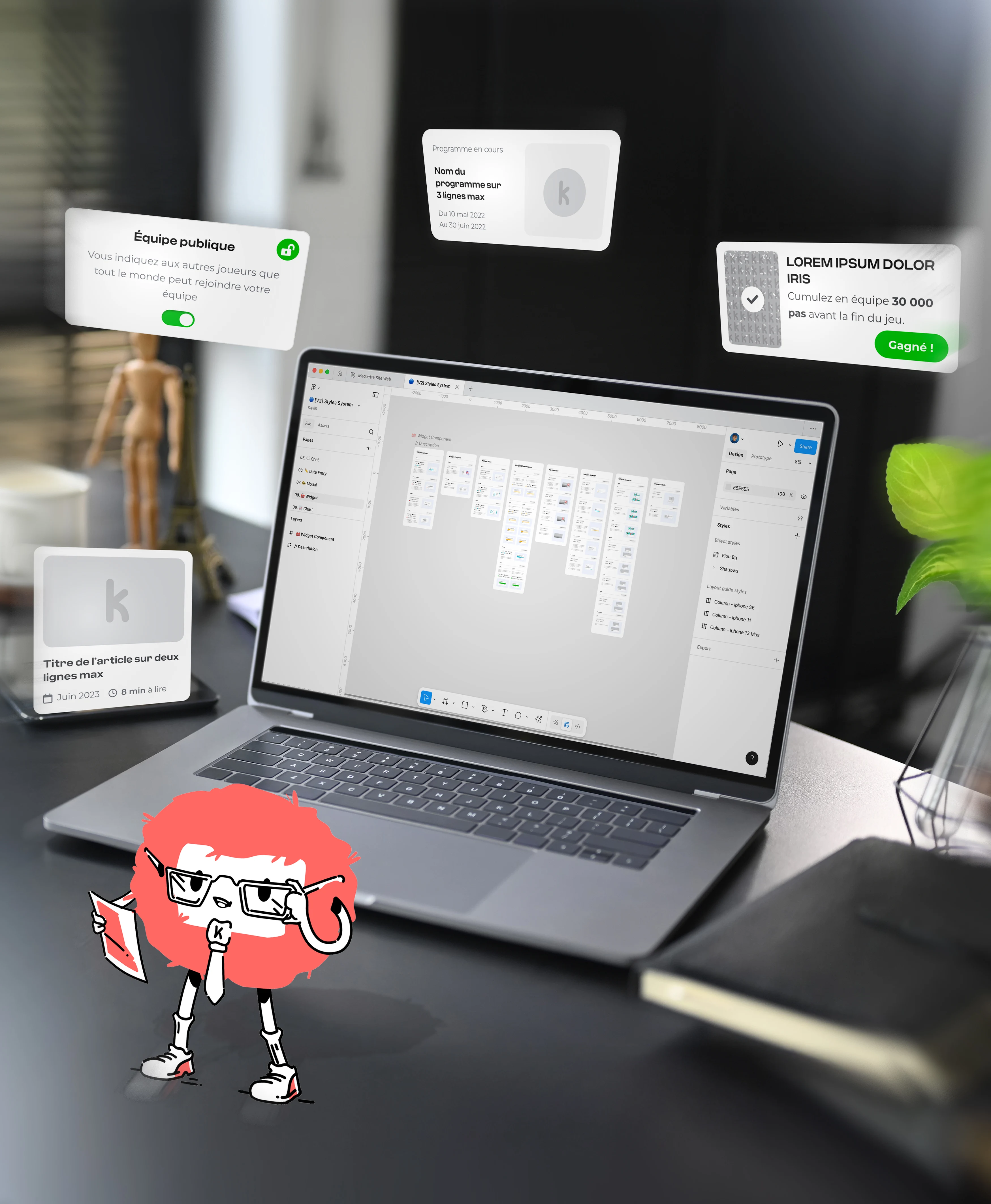 Design System Global & Jeux