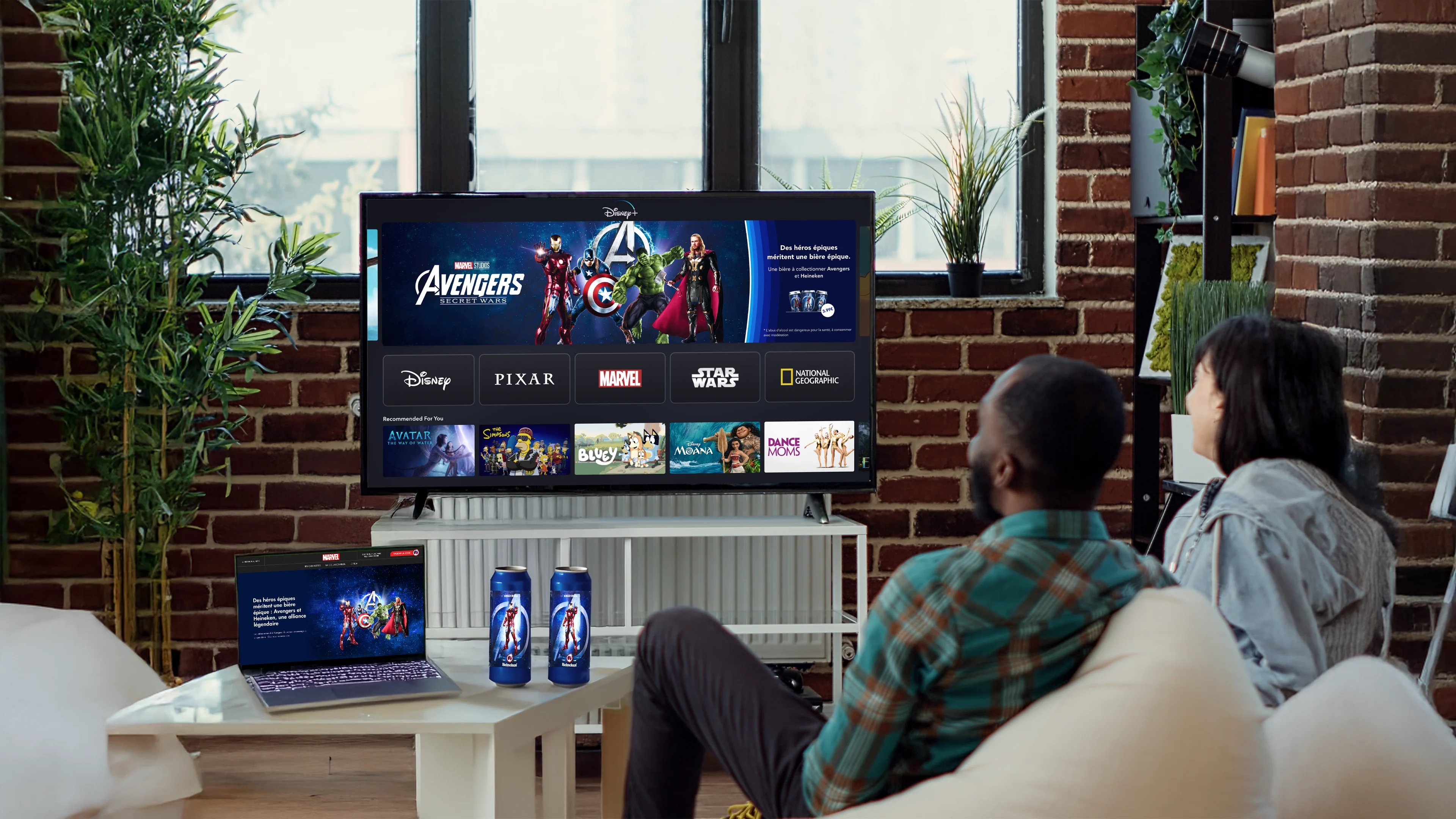 Mockup Disney x Heineken