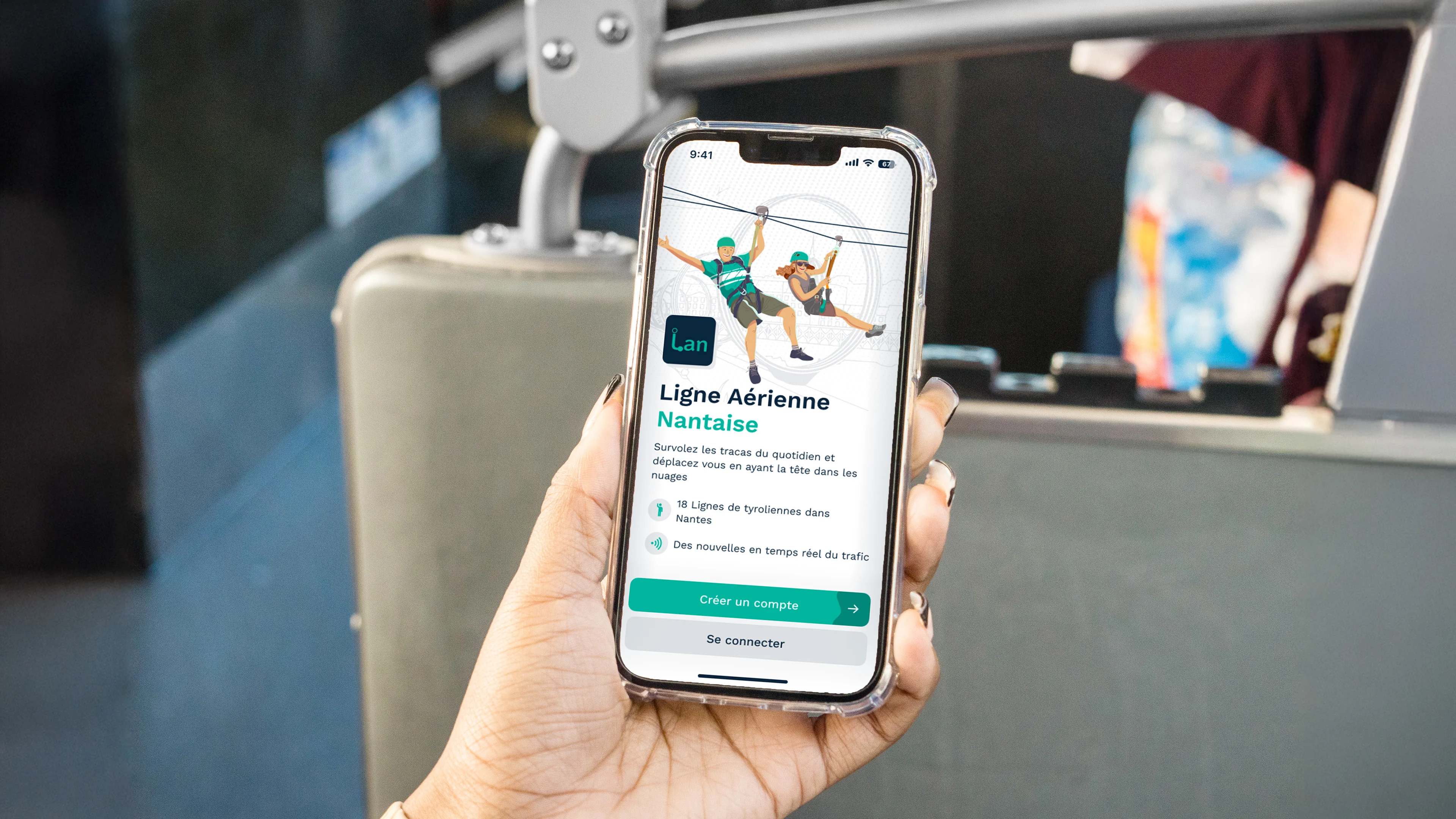 Mockup Ligne Aérienne Nantaise